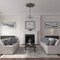 Ekena Millwork Antilles Ceiling Medallion (Fits Canopies up to 6"), Hand-Painted Spartan Stone, 38 1/4"OD x 1 1/2"P CM38ANSSF - alternate 4